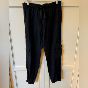 Bella Dahl tencel joggers. Black size small